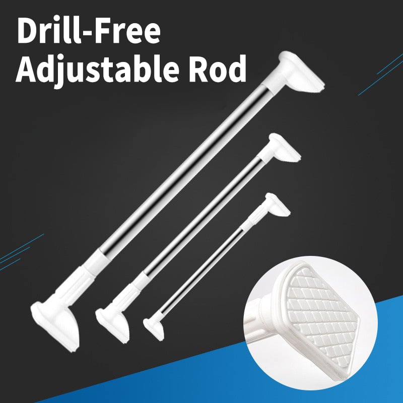 🔥59% OFF TODAY - Drill-Free Adjustable Rod