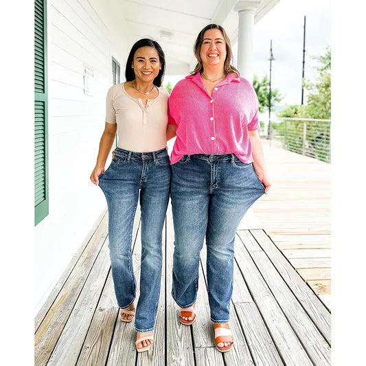 Holy Grail Tummy Control Bootcut Jeans 🔥