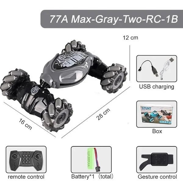 Gesture Sensing RC Stunt Car With Light & Music