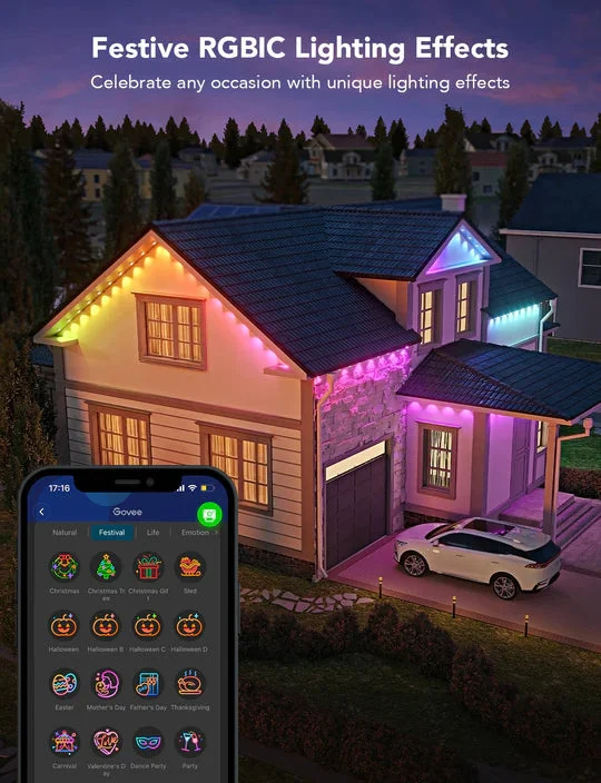 🎅Early Christmas 49%OFF -Smart Rainbow LED Permanent Outdoor Light🎅