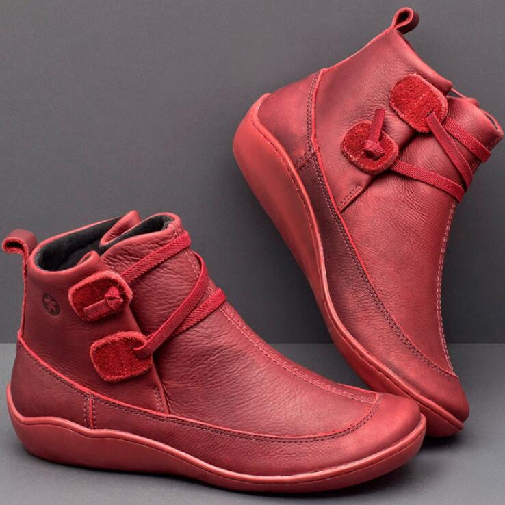 Women'S Vintage Casual Short Ankle Boots