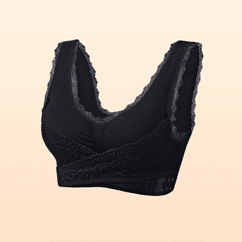 EllieLift – LAST DAY 70% OFF – Comfy Corset Bra Front Cross Side Buckle Lace Bras