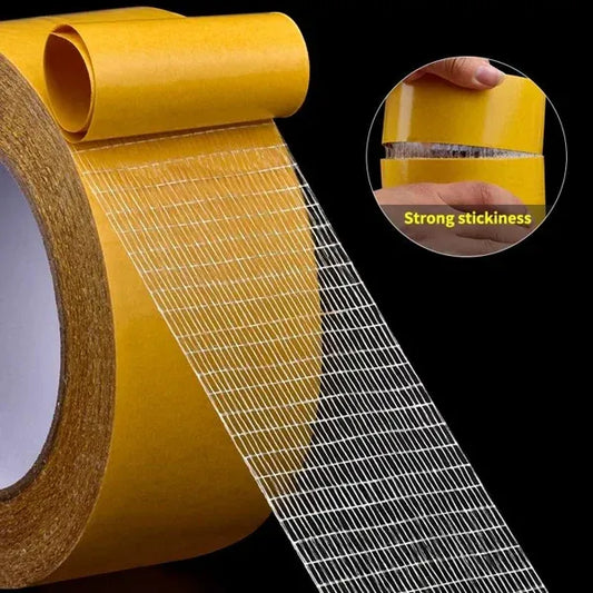 🔥Hot Sale 70% OFF🔥Strong Adhesive Double-sided Gauze Fiber Mesh Tape