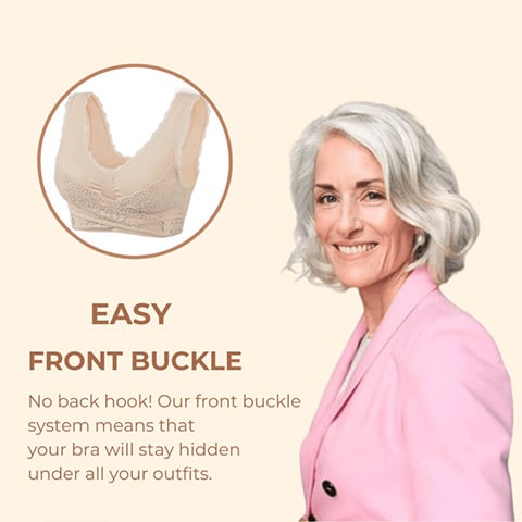 EllieLift – LAST DAY 70% OFF – Comfy Corset Bra Front Cross Side Buckle Lace Bras