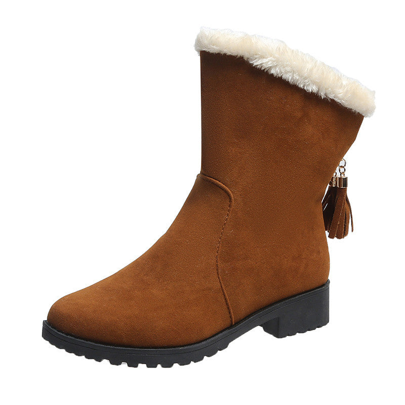 Sale 50% OFF - ZIP UP FLEECE LINING CHELSEA BOOTS !