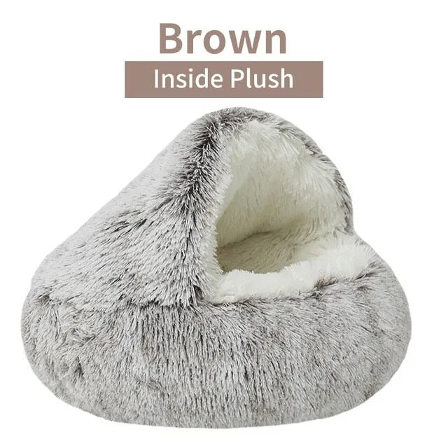 Calming Plush Dog Bed