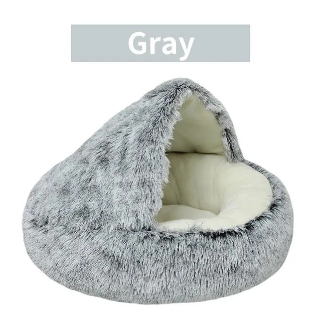 Calming Plush Dog Bed