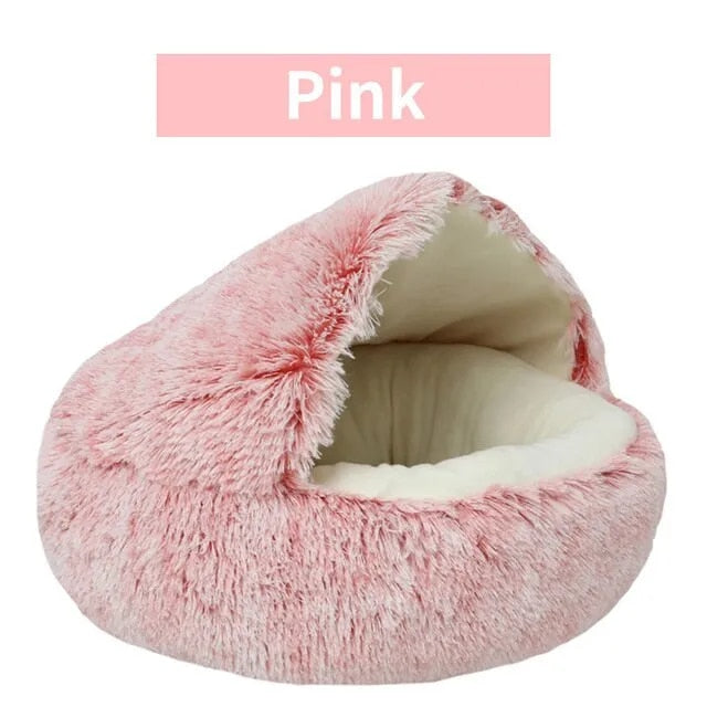 Calming Plush Dog Bed