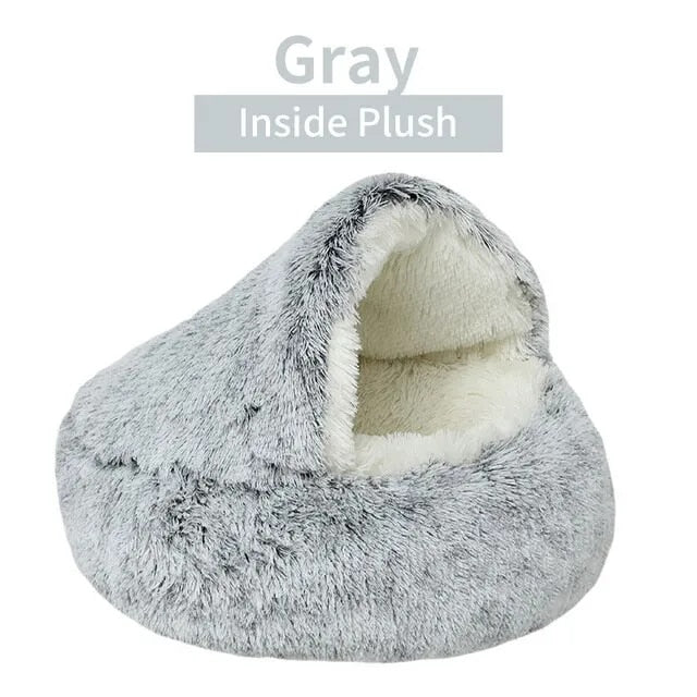 Calming Plush Dog Bed