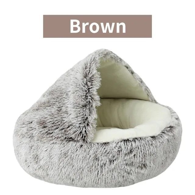 Calming Plush Dog Bed