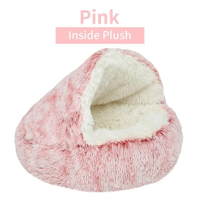 Calming Plush Dog Bed