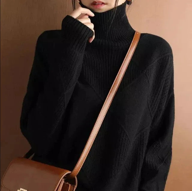 ☃Winter Hot Sale 70% OFF🔥-CASHMERE TURTLENECK SWEATER CARDIGAN