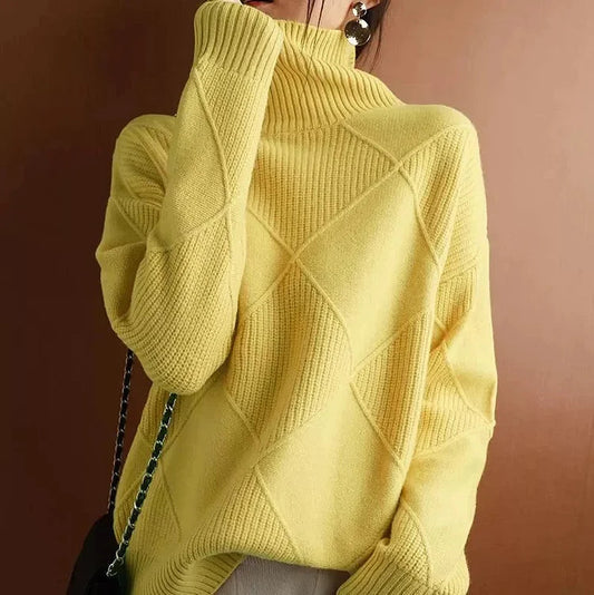 ☃Winter Hot Sale 70% OFF🔥-CASHMERE TURTLENECK SWEATER CARDIGAN